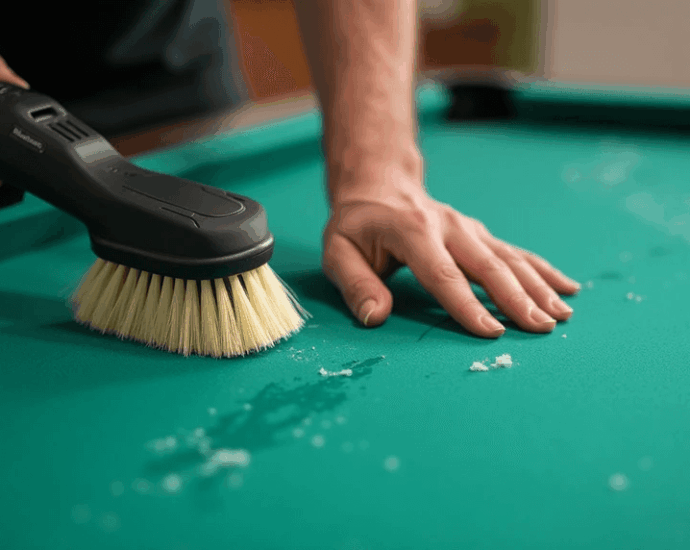 Як правильно чистити сукно на більярдному столі